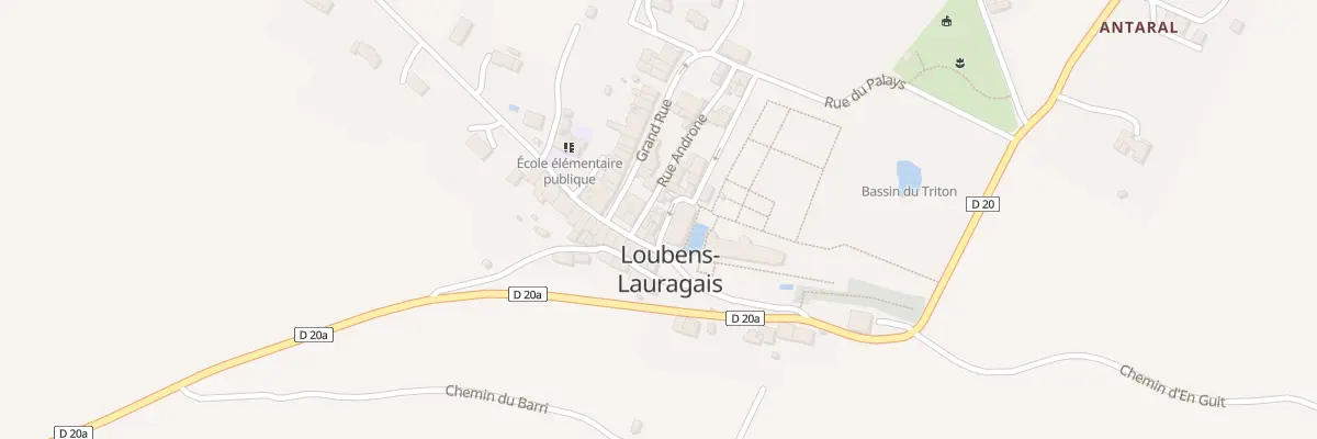 Plan du 3 Rue de l’Eglise à Loubens-Lauragais
