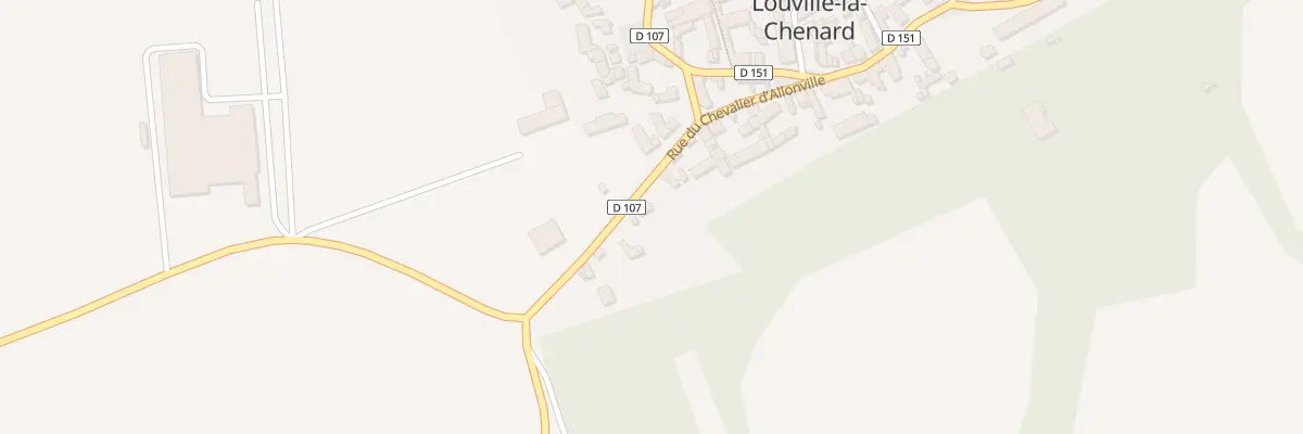 Plan du 25 Rue du Chevalier d’Allonville à Louville-la-Chenard