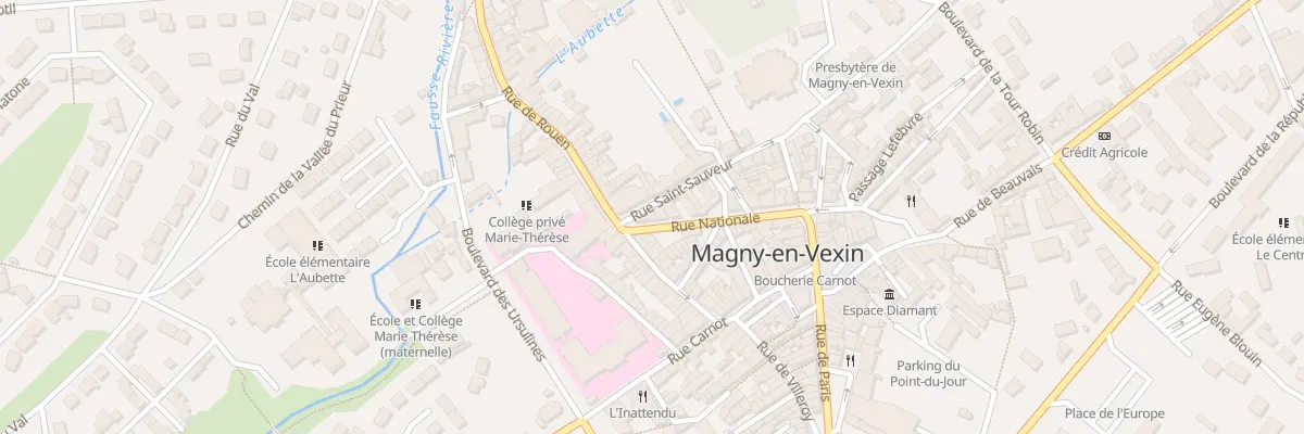 Plan du 21 Rue Saint Sauveur à Magny-en-Vexin
