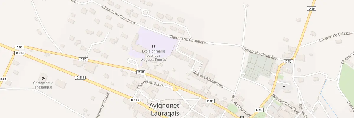 Plan du 2 Rue des Ménestrels à Avignonet-Lauragais