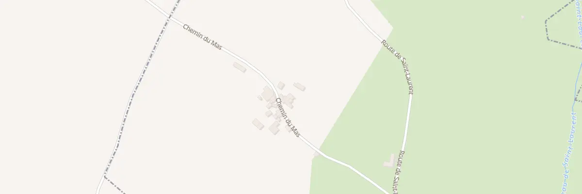 Plan du 229 Chem du Mas à Beauregard