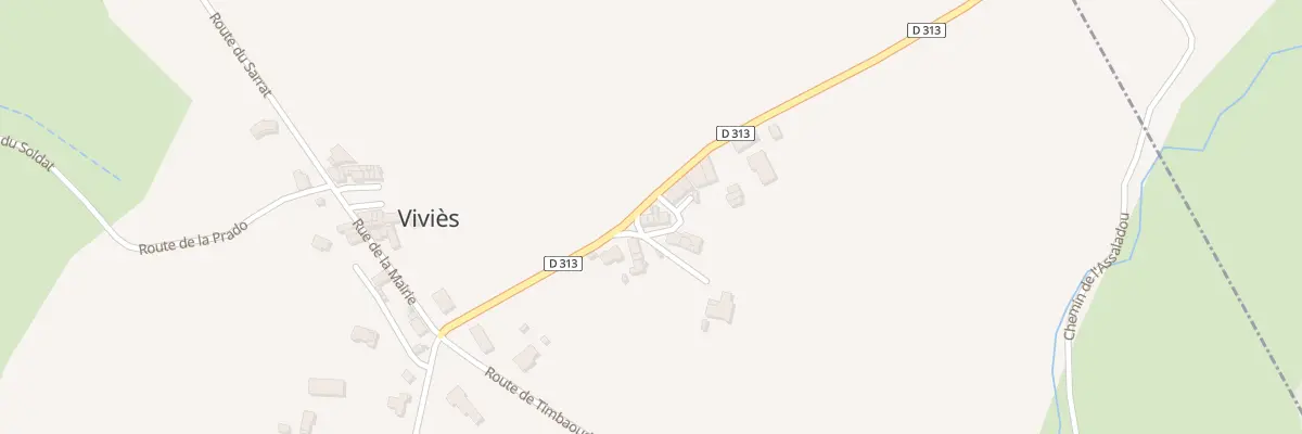 Plan du 19 Maraud à Viviès