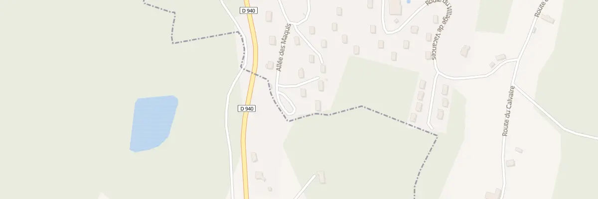 Plan du 3 All des Maquis à Treignac