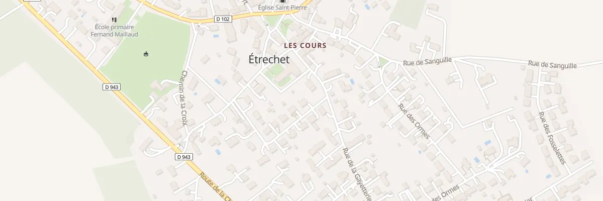 Plan du 14 All de la Gayetterie à Étrechet