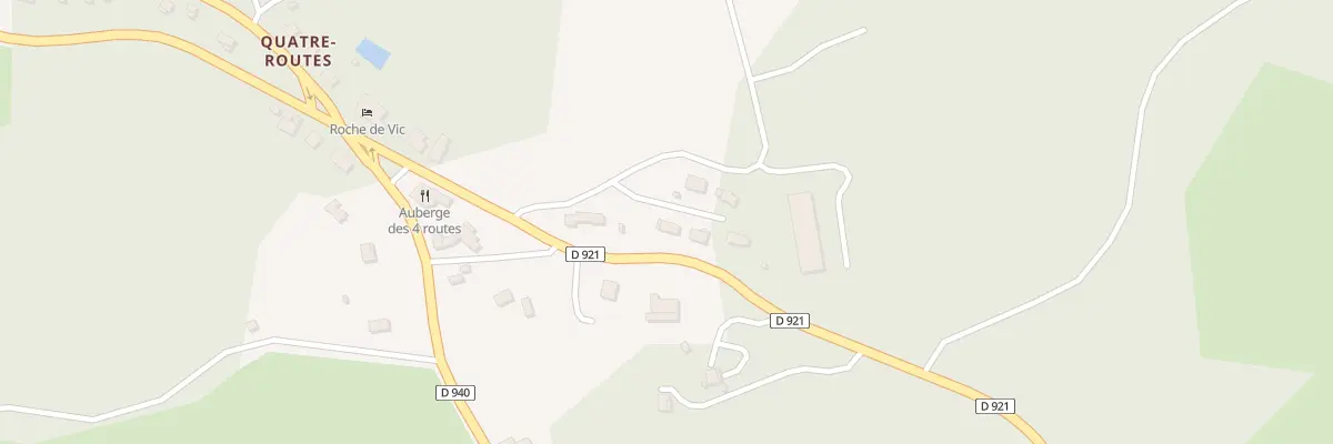 Plan du 2 Rte d’Aubiat Les 4 Routes à Albussac