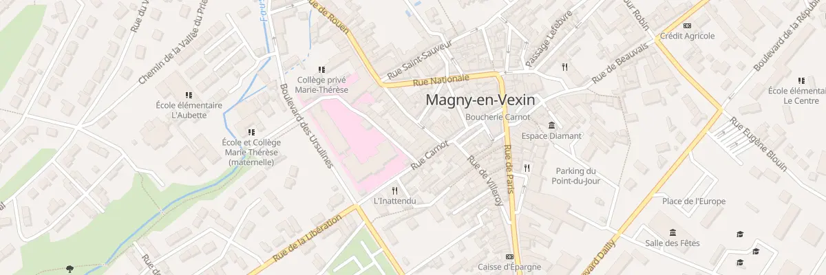 Plan du 9 Rue de l’Hôtel de Ville à Magny-en-Vexin