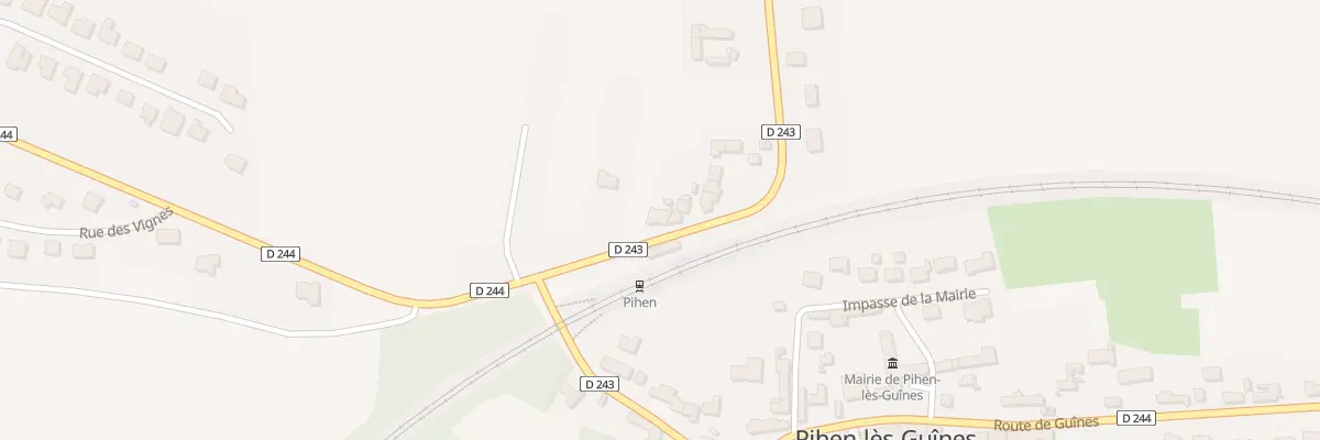 Plan du 83 Rte de Bonningues à Pihen-lès-Guînes