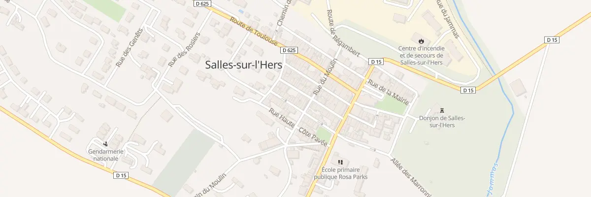 Plan du 26 Rue Emile Coural à Salles-sur-l’Hers