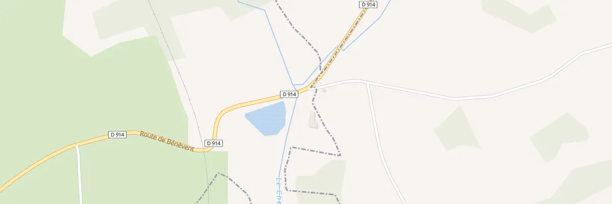 Plan du 5001 Le Pont du Cher à Saint-Silvain-Montaigut