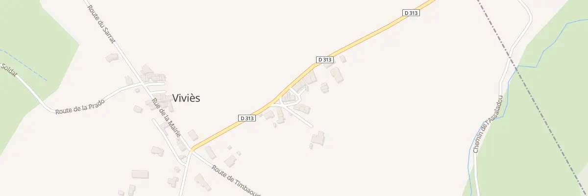 Plan du 14 Maraud à Viviès