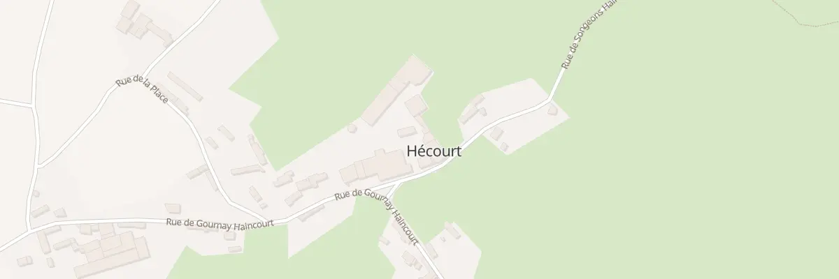 Plan du 41 Rue de Songeons Haincourt à Hécourt