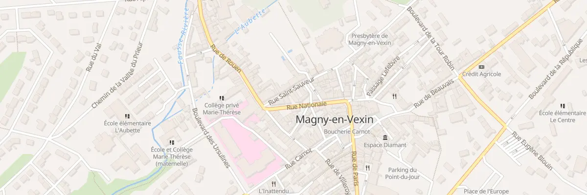 Plan du 18 Rue Nationale à Magny-en-Vexin