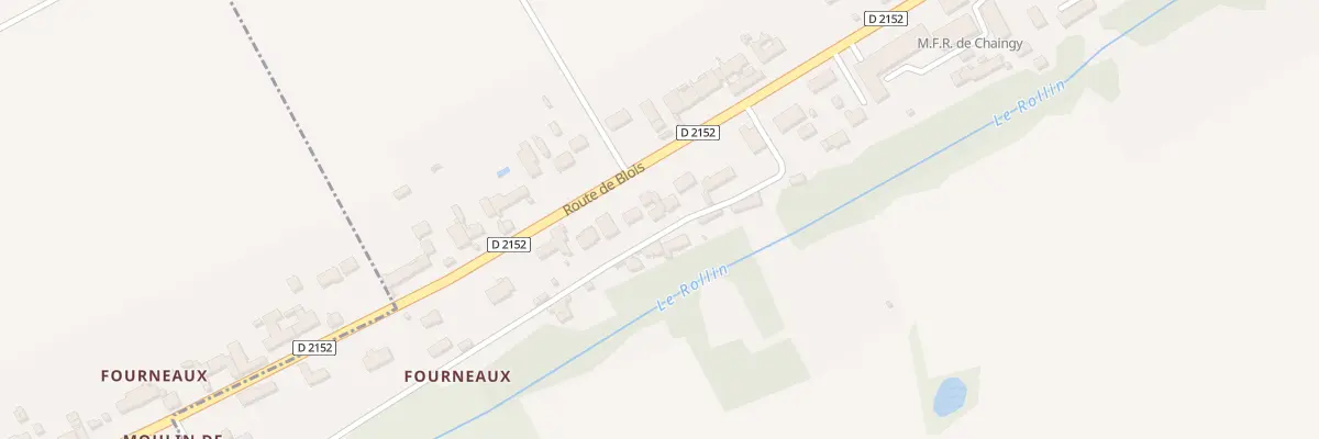 Plan du 9 Pas de Rollinville à Chaingy