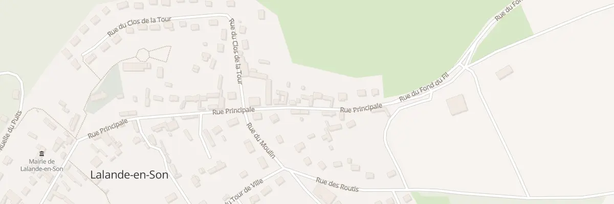 Plan du 57 Gr Grande Rue à Lalande-en-Son