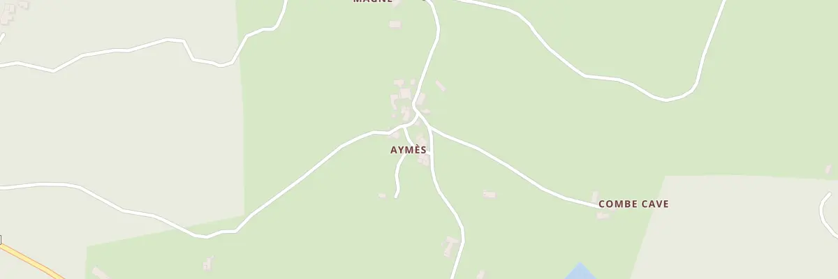 Plan du 1034 Tra de Magné Aymès à Vaour