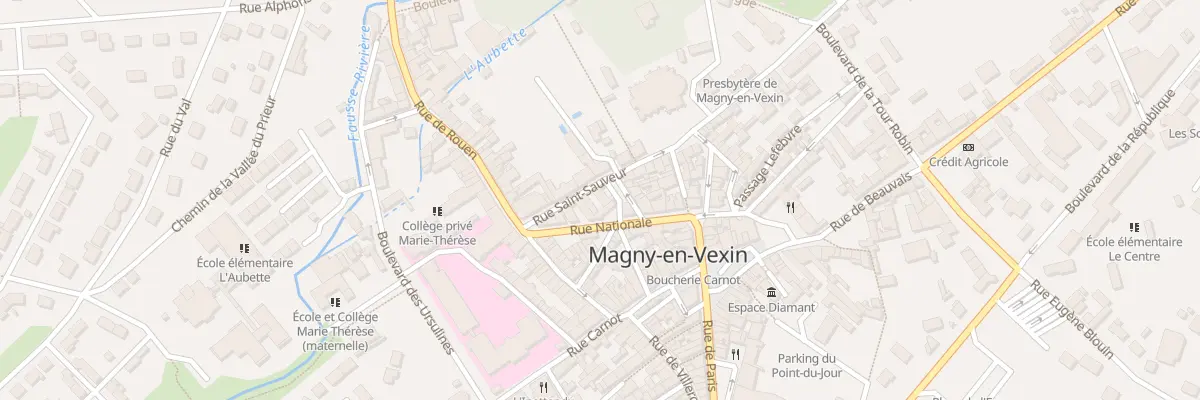 Plan du 1 Pl de la Butte à Magny-en-Vexin