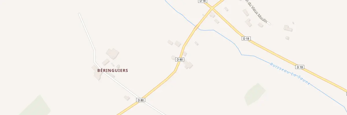 Plan du 45 Beringuiers à Cambiac