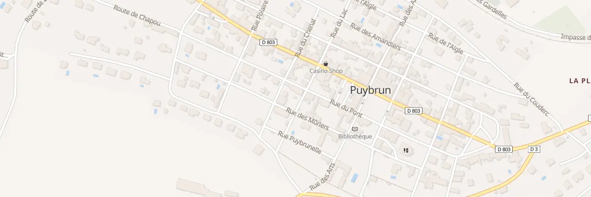 Plan du 5189 Rue du Lac à Puybrun