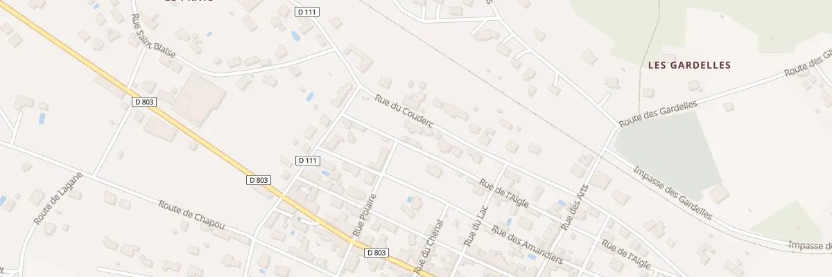 Plan du 5160 Rue du Couderc à Puybrun