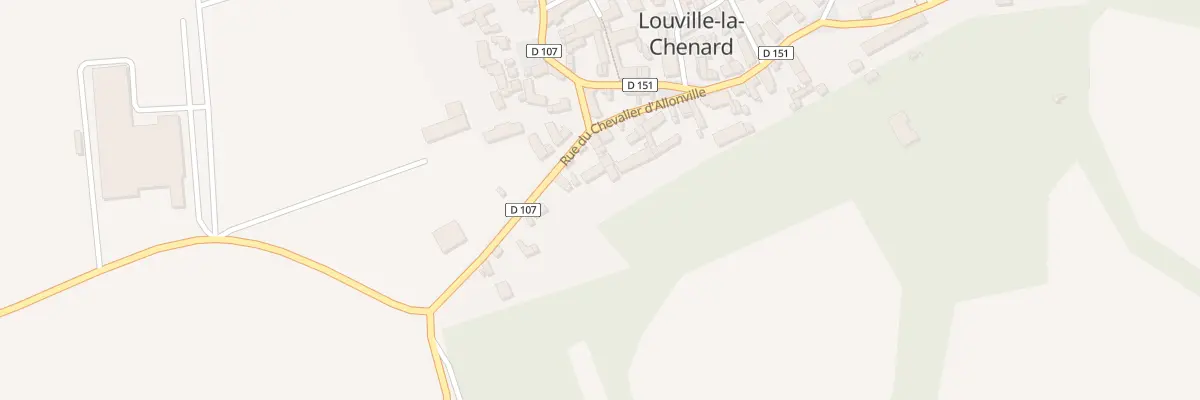 Plan du 21 Rue du Chevalier d’Allonville à Louville-la-Chenard
