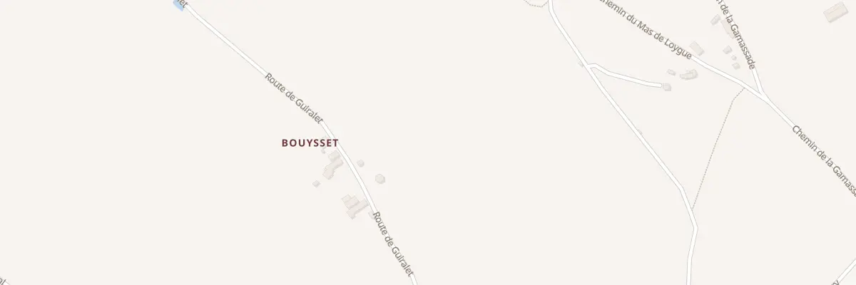 Plan du 5163F Mas de Bouysset à Beauregard