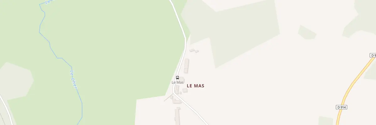 Plan du 1 Le Mas à La Brionne