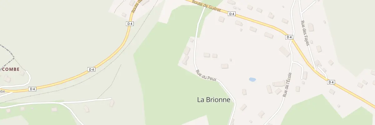 Plan du 4 Rue du Peux à La Brionne