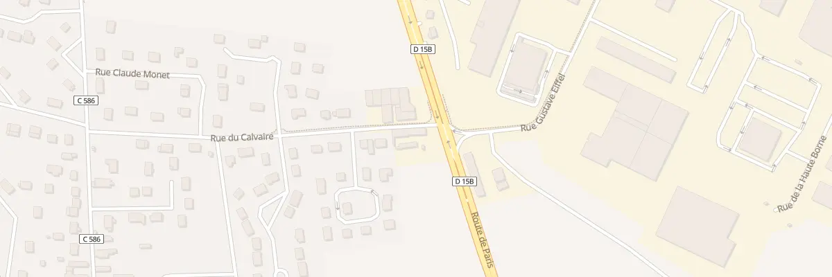 Plan du 9013 Rte de Paris à Gisors
