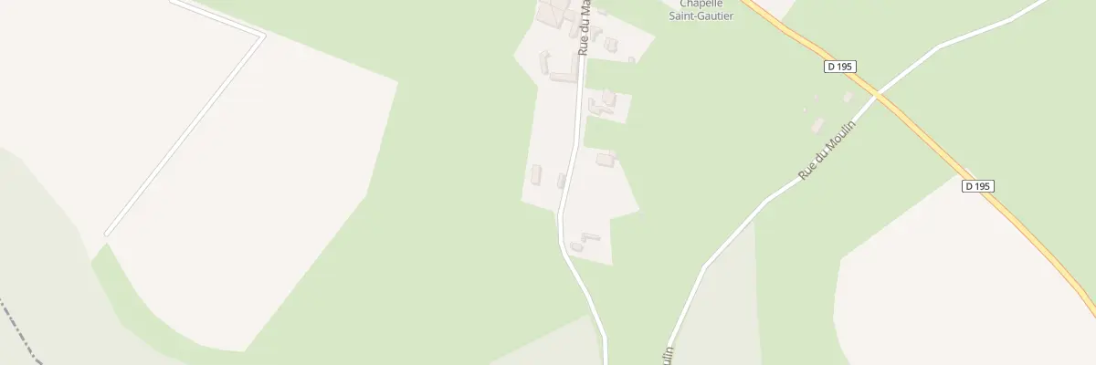 Plan du 8 Rue du Mazis à Andainville