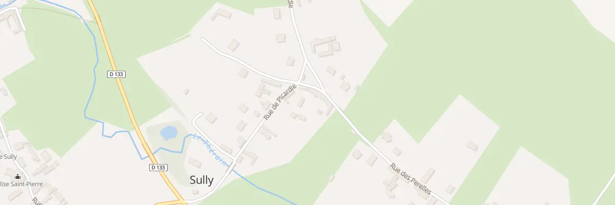 Plan du 1 Rue des Perelles à Sully