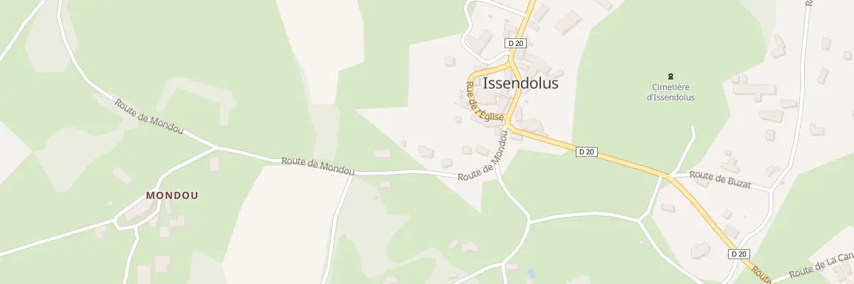 Plan du 6234F Issendolus à Issendolus