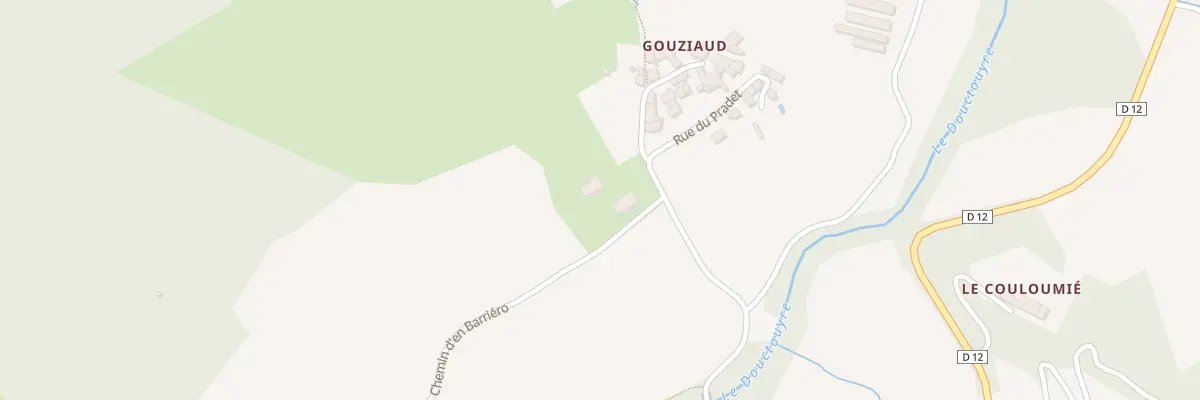 Plan du 4 Che d’En Barriéro à Lieurac