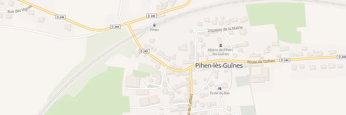 Plan du 159 Rte de Guines à Pihen-lès-Guînes