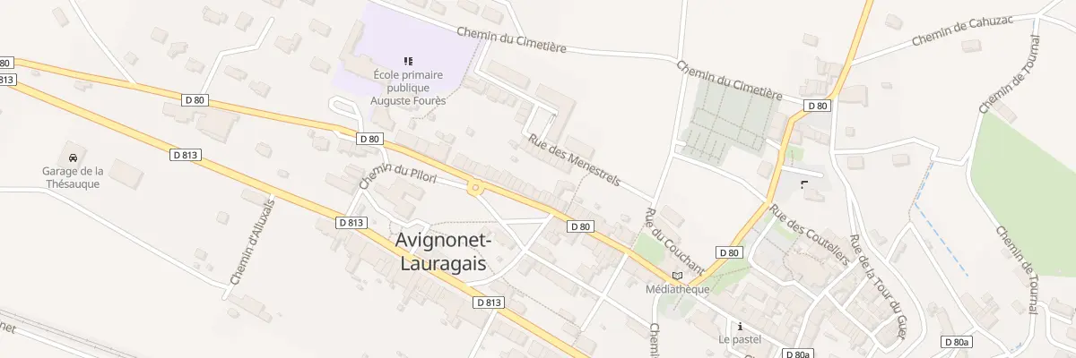 Plan du 30 Rue de la Porte de Cers à Avignonet-Lauragais