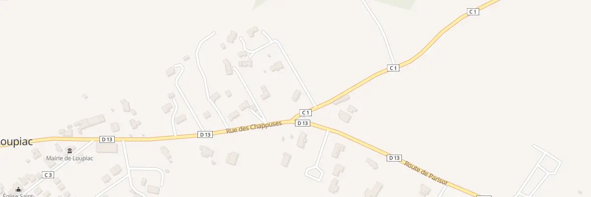 Plan du 35 Rte de Lisle-sur-Tarn à Loupiac