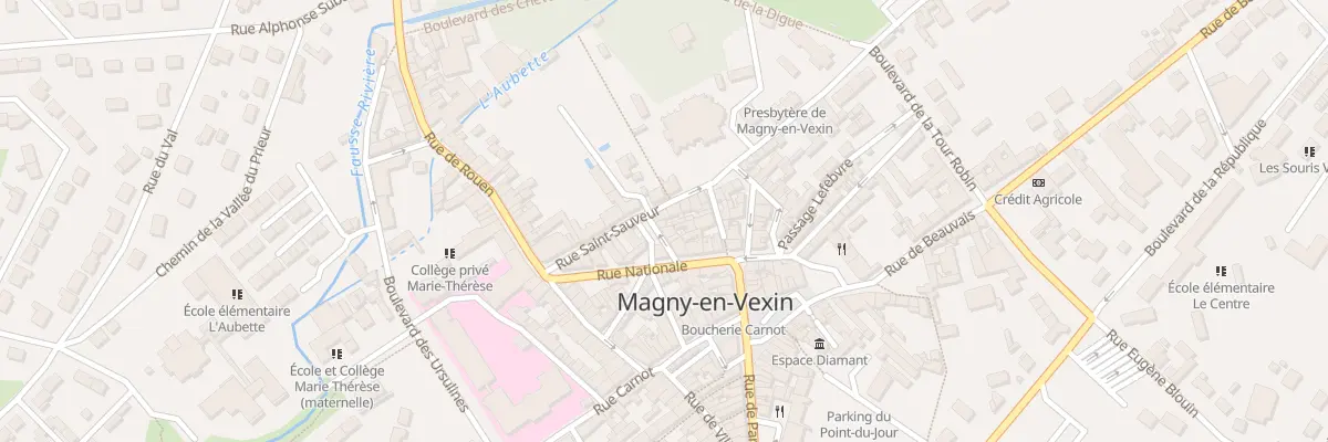 Plan du 13 Rue Saint Sauveur à Magny-en-Vexin