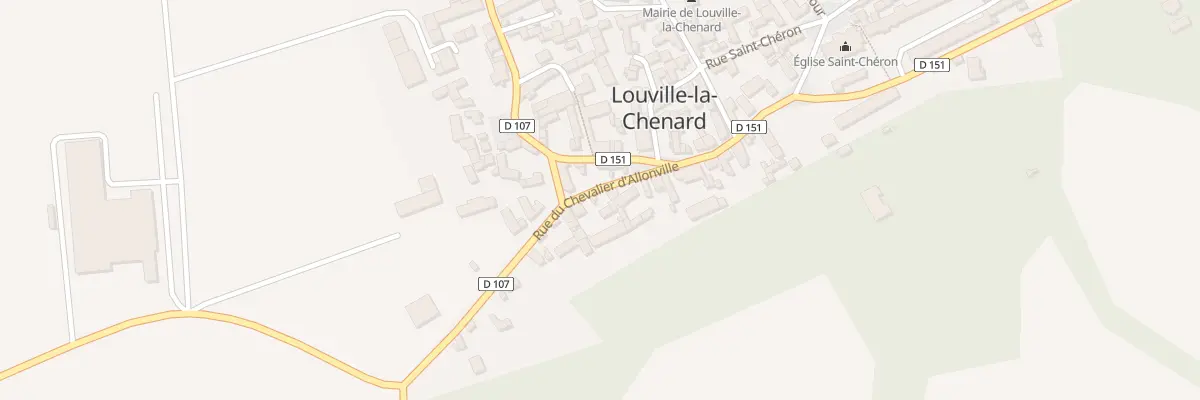Plan du 15 Rue du Chevalier d’Allonville à Louville-la-Chenard