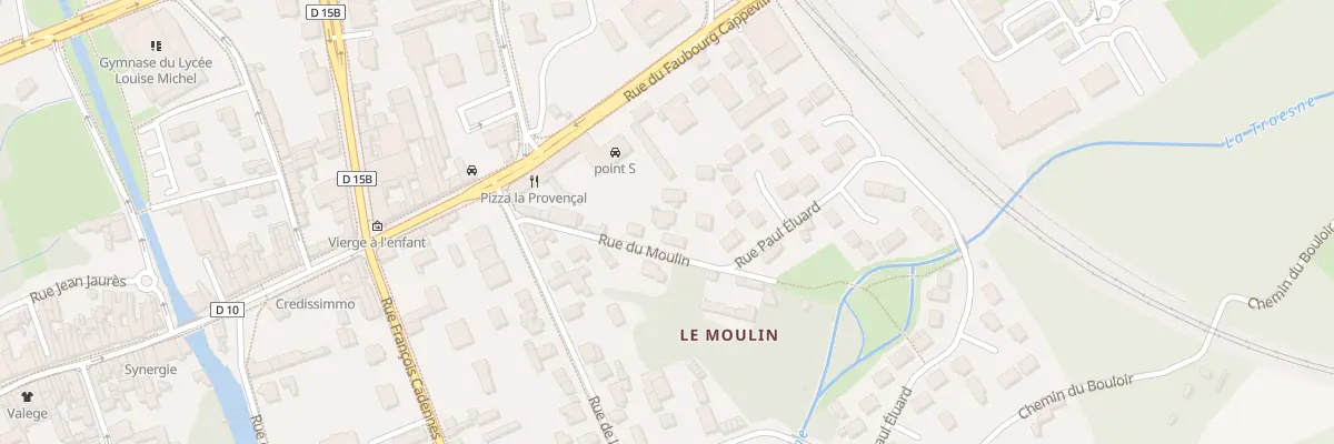 Plan du 5 Rue du Moulin à Gisors