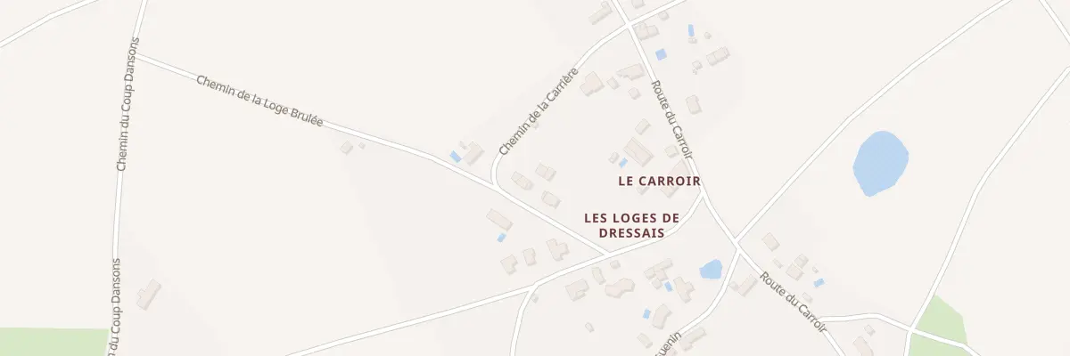Plan du 4 Che de la Loge Brulée à Ardentes