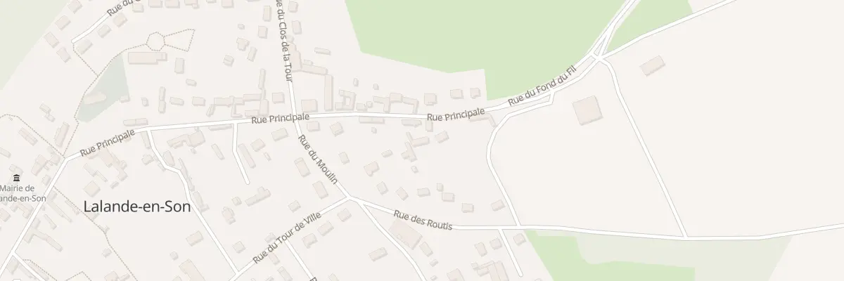 Plan du 48 Gr Grande Rue à Lalande-en-Son