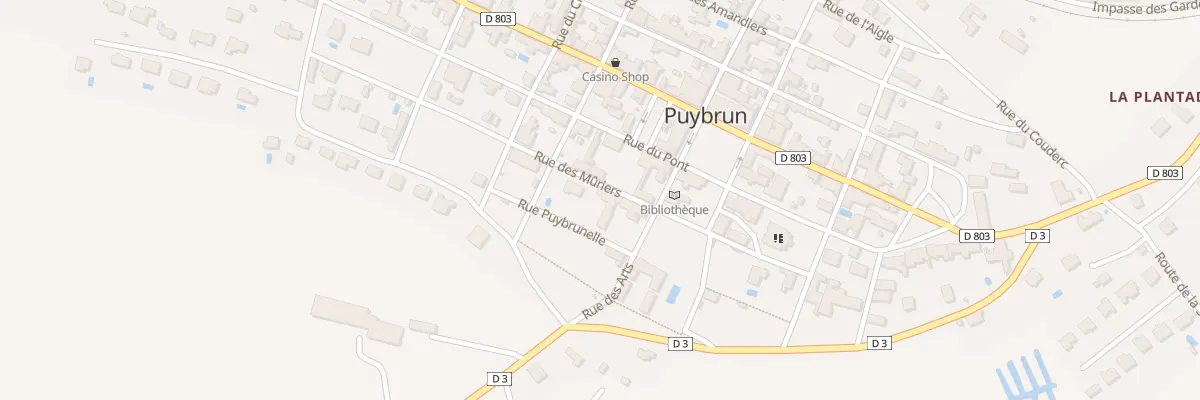 Plan du 5194F Rue du Stade à Puybrun