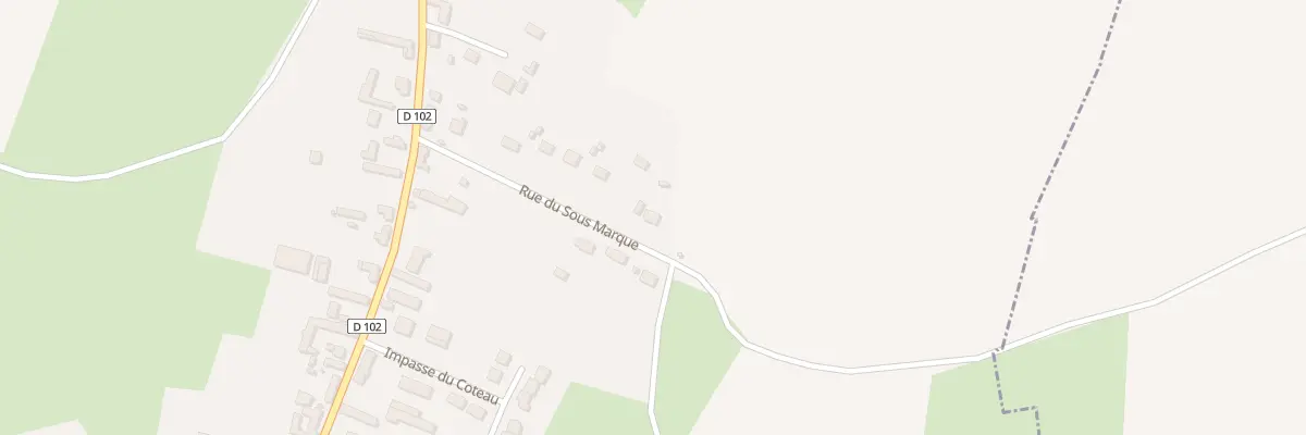 Plan du 13 Rue du sous Marque à Puiseux-en-Bray