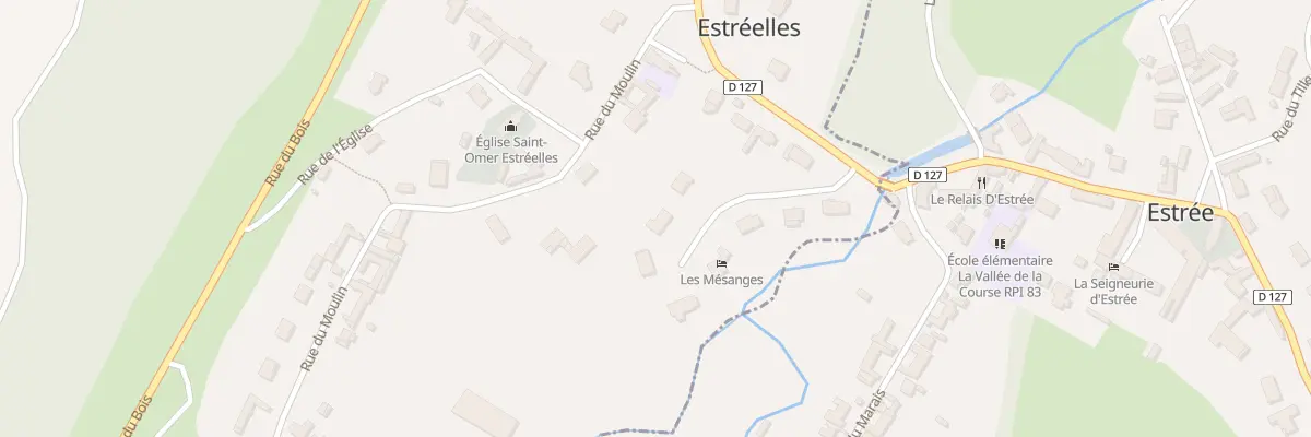 Plan du 130 Rue des Mesanges à Estréelles