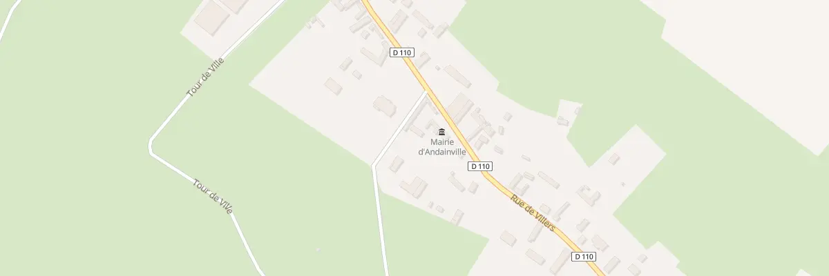 Plan du 16 Rue de Villers à Andainville