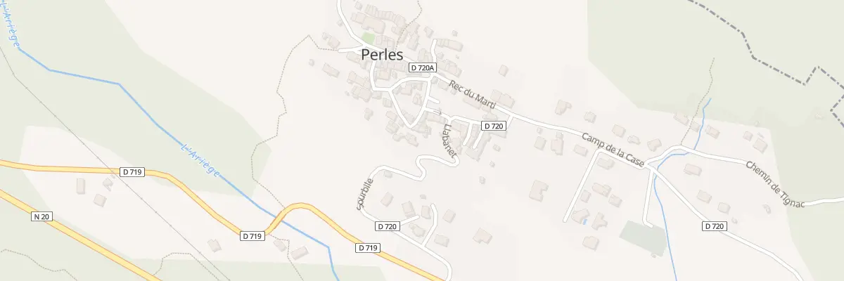 Plan du 6 Cayroulet à Perles-et-Castelet
