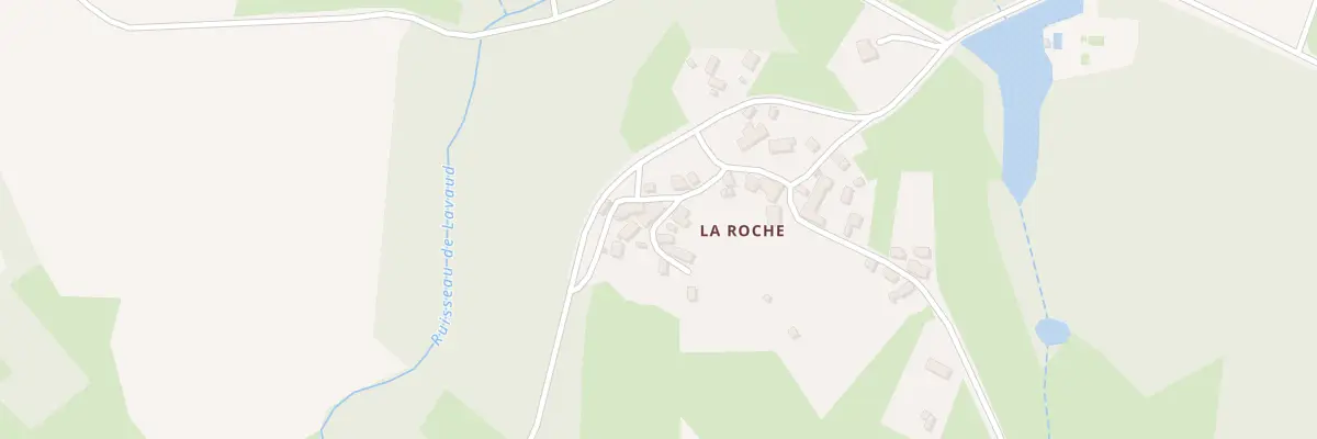 Plan du 6 La Roche à Méasnes