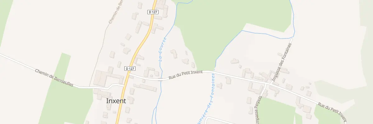 Plan du 15 Rue du Petit Inxent à Inxent
