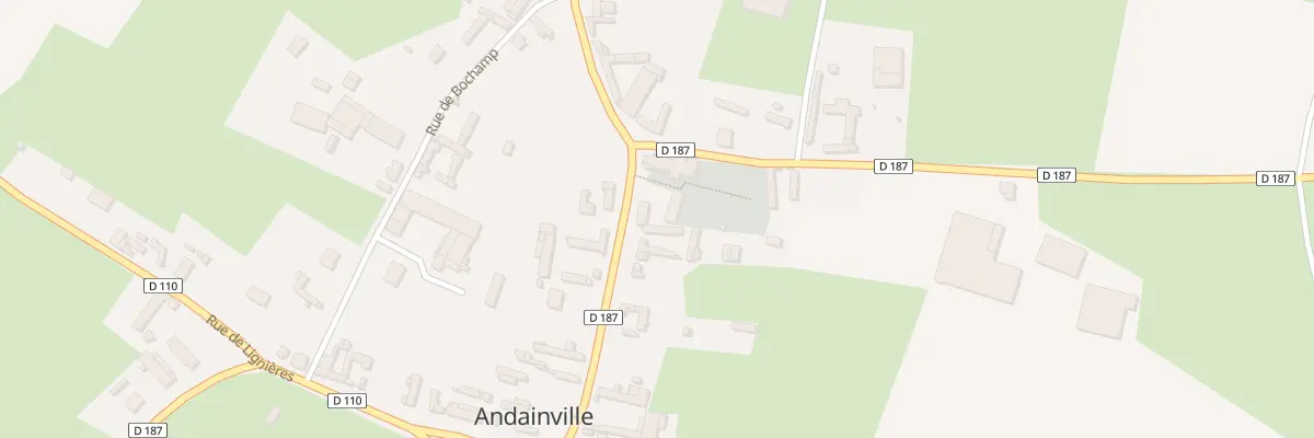 Plan du 14 Rue de l’Église à Andainville