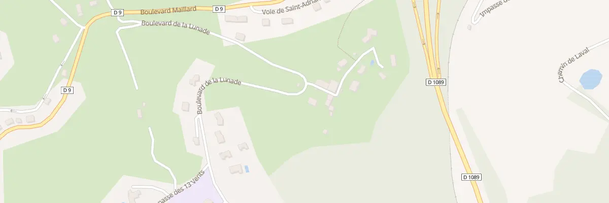 Plan du 126 Bd de la Lunade à Tulle