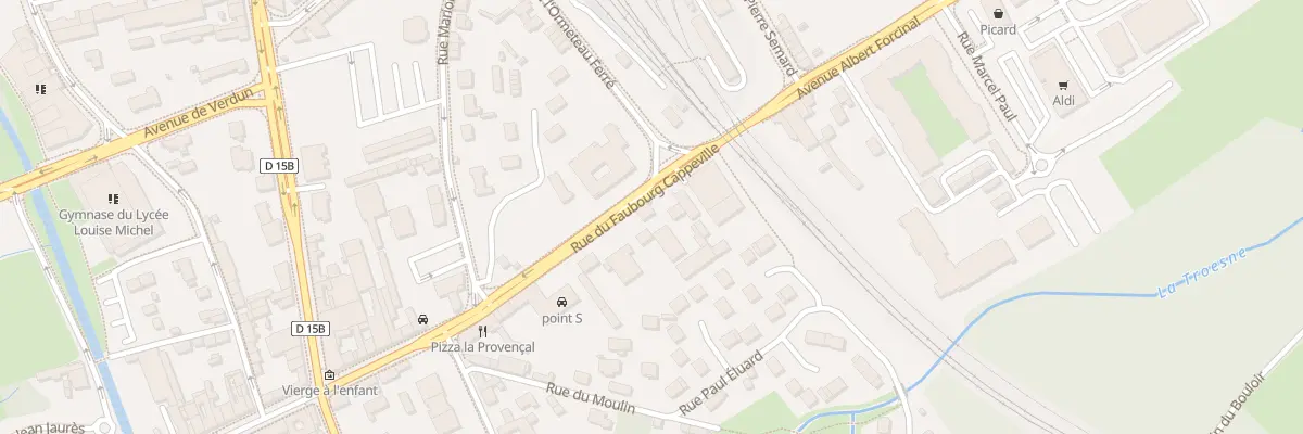 Plan du 40 Rue du Faubourg Cappeville à Gisors